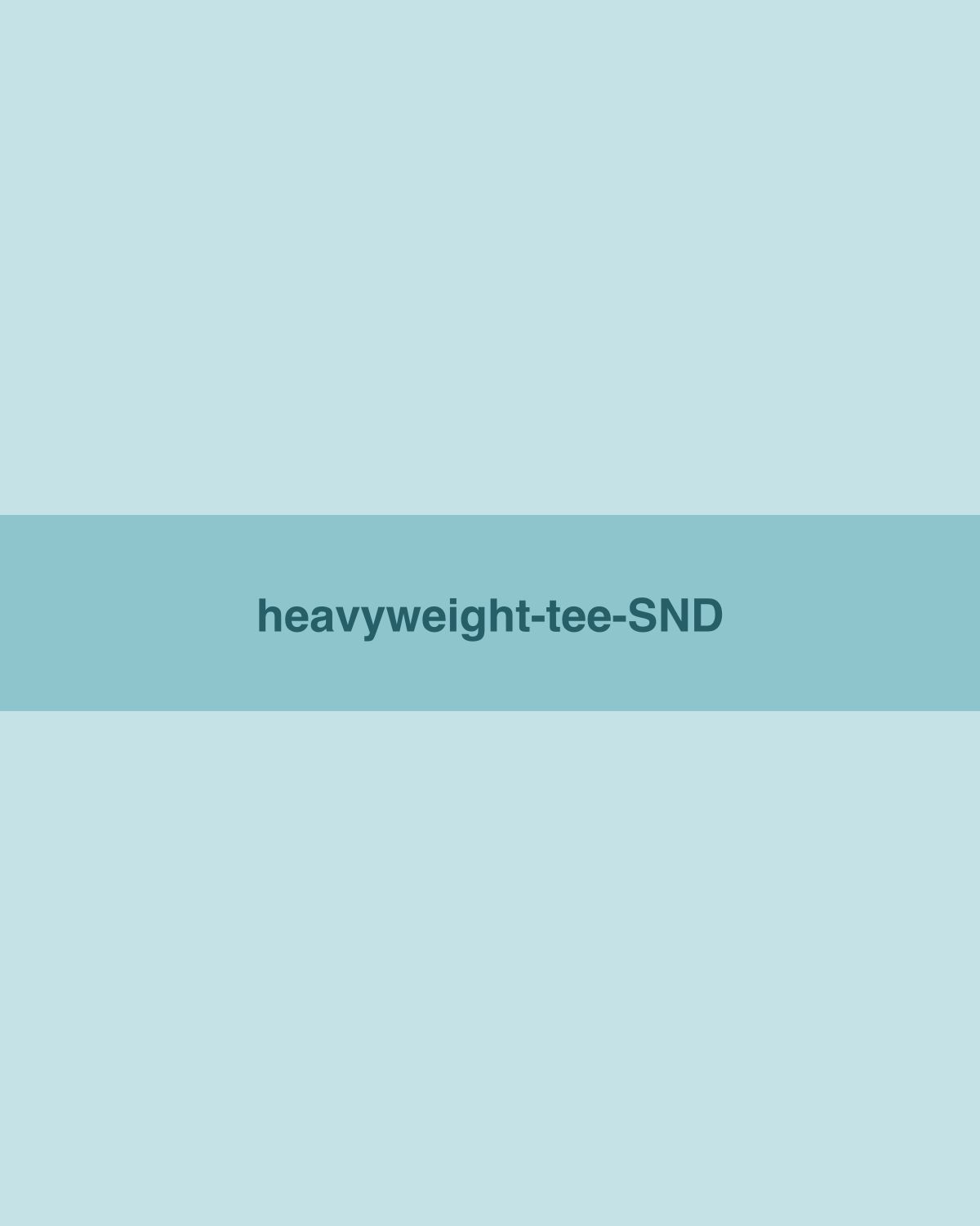 Heavyweight Tee — Sand